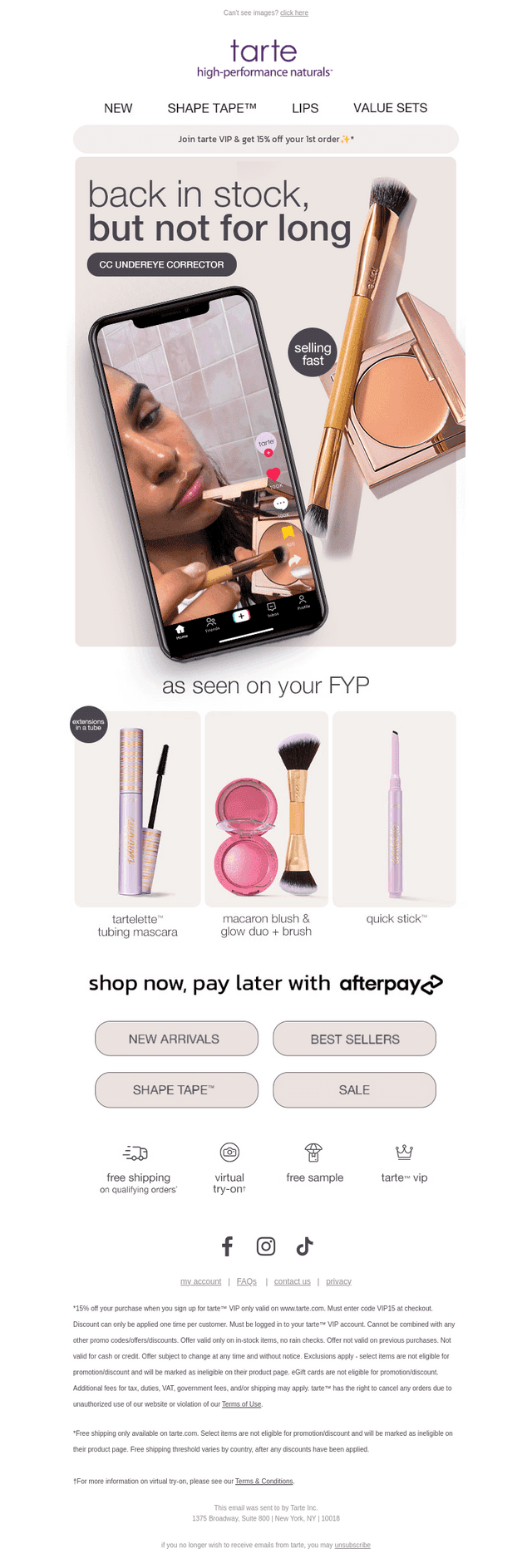 SHE'S BACK: CC undereye