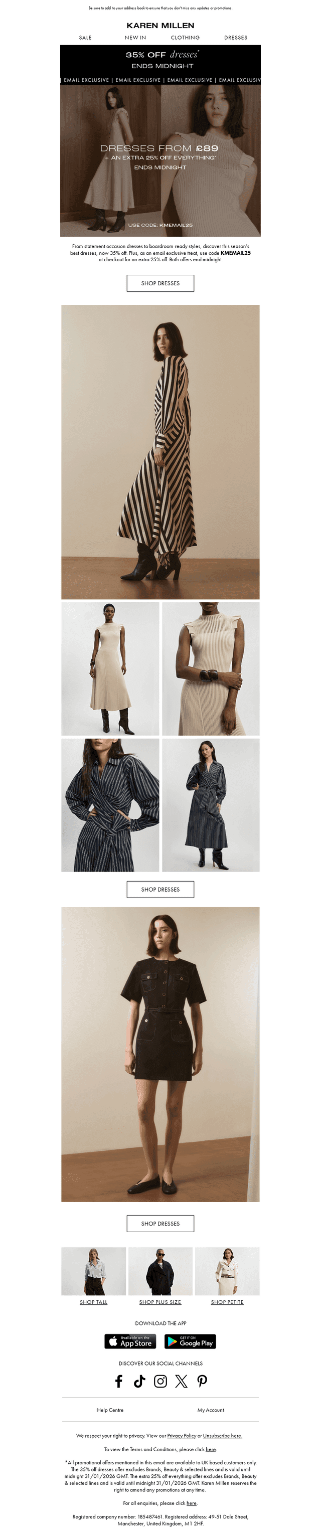 EMAIL EXCLUSIVE | Dresses From £89
