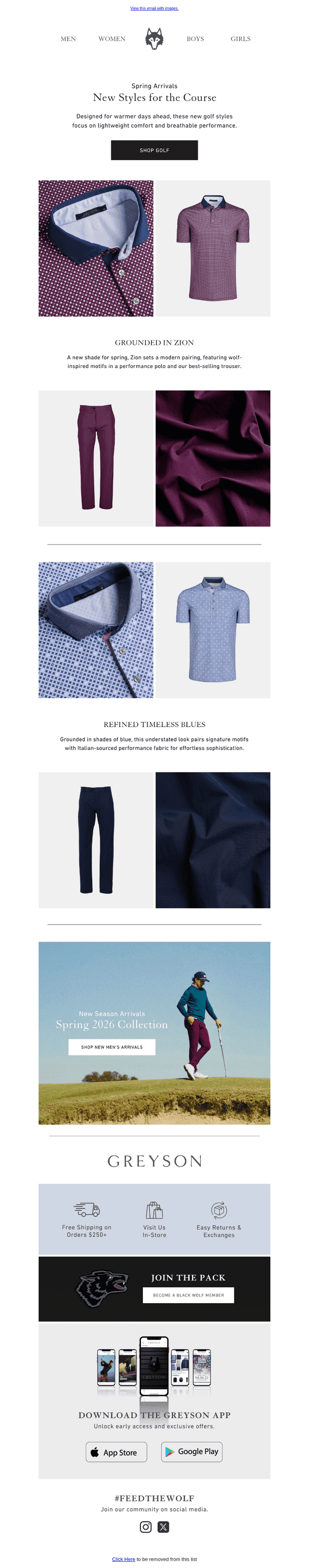 Elevated Looks for the Course