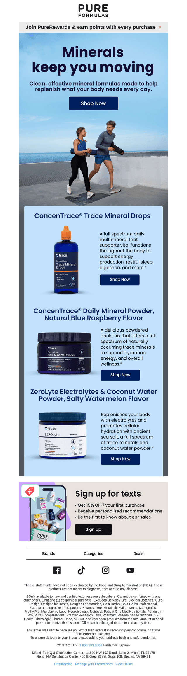 Elevate your mineral intake with Trace Minerals 💎