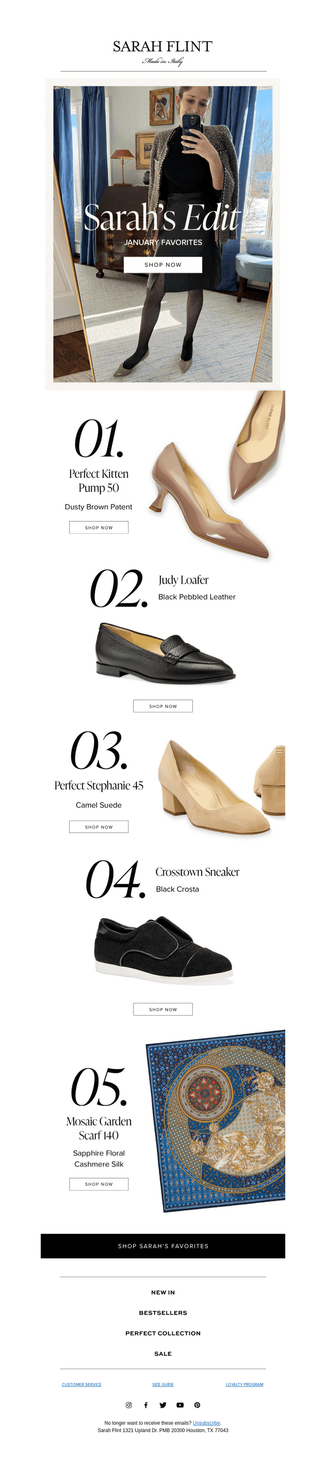 Sarah's January Hit List