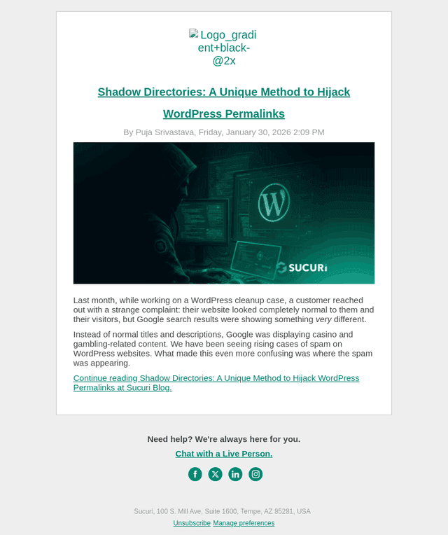 Shadow Directories: A Unique Method to Hijack WordPress Permalinks