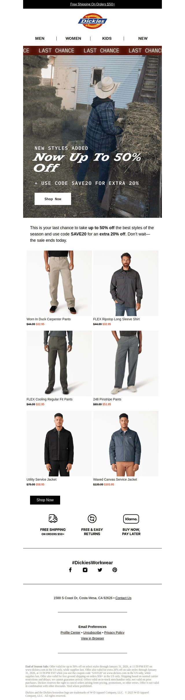⏳ Final Day: Up To 50% Off