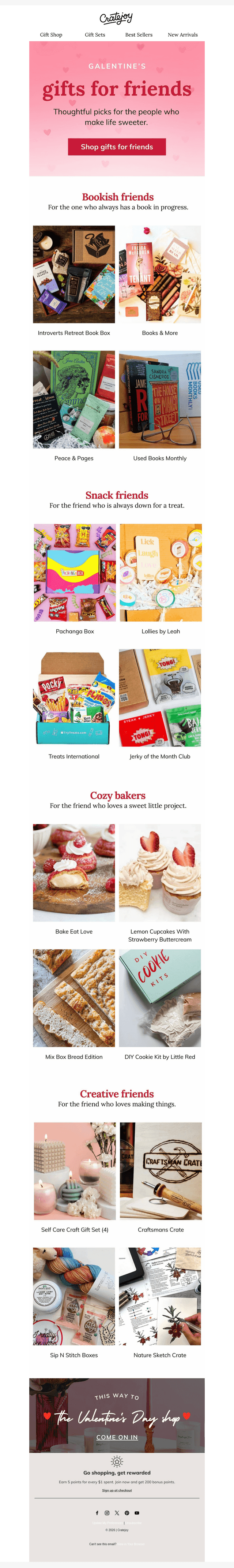 Cratejoy email from Sat, Jan 31, 2026
