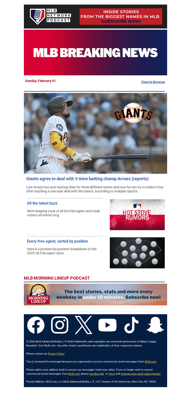 Giants add 3-time batting champ Arraez
