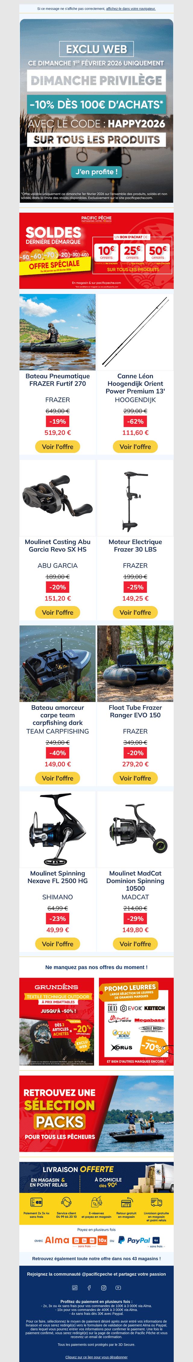 🚨 Dernier dimanche des soldes : -10 % en plus !