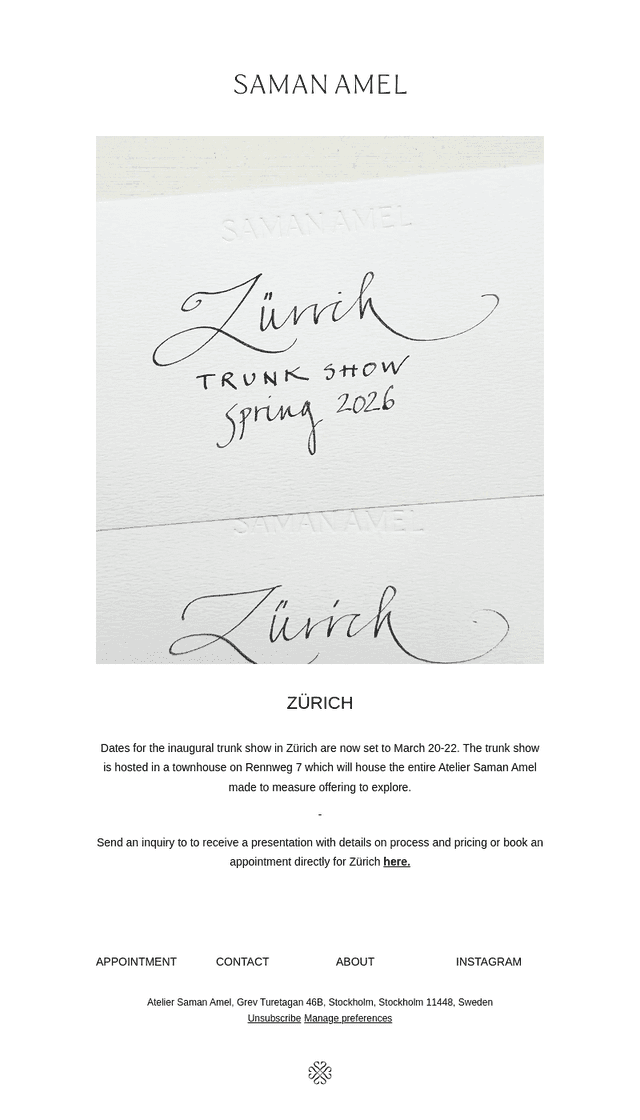 Zürich: March 20-22