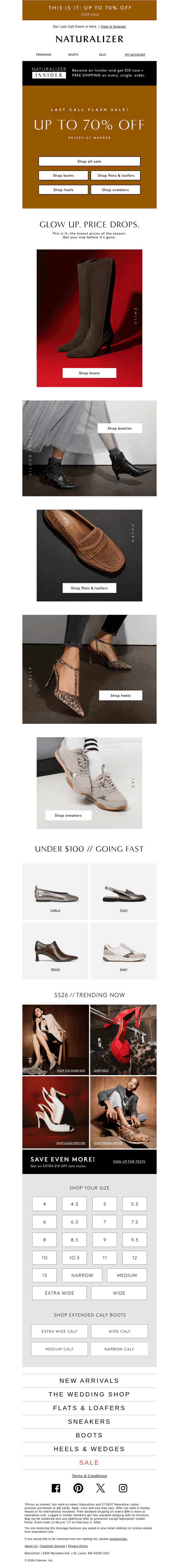 Starts NOW: up to 70% OFF