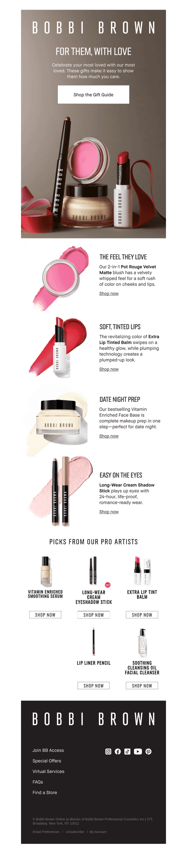 Bobbi Brown Cosmetics email from Sun, Feb 1, 2026