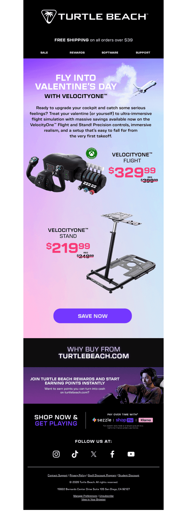 Turtle Beach email from Sun, Feb 1, 2026