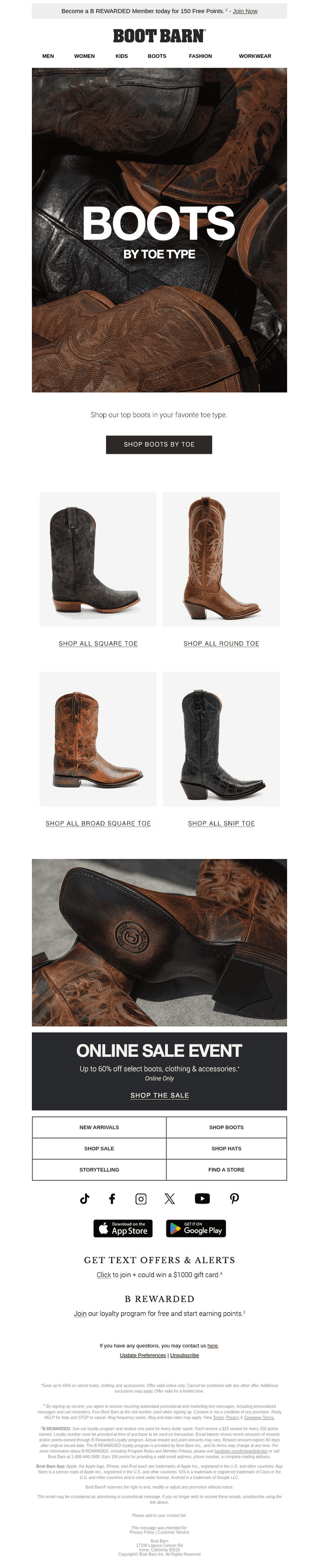 Boots in Every Toe Type