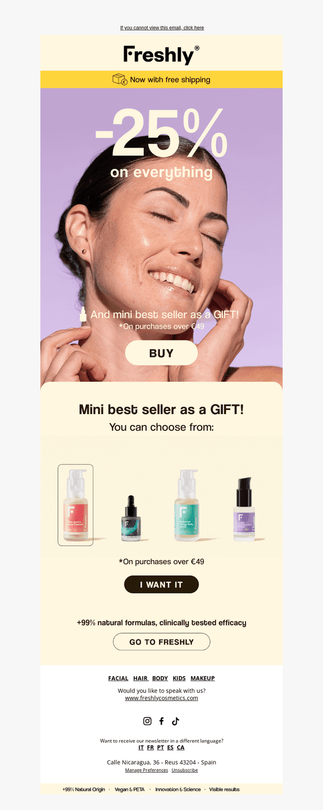 -25% on everything + GIFT🎁
