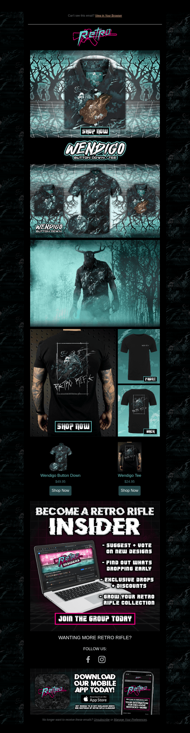 Will you possess the Wendigo Button Down?