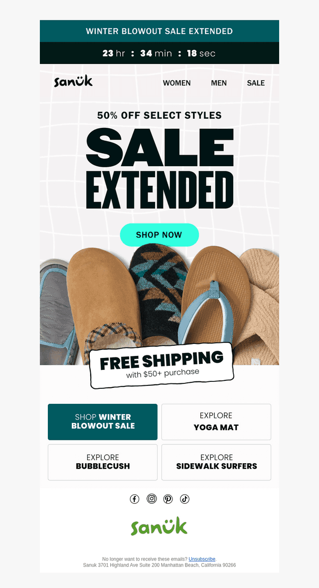 You Asked, We Extended: 50% OFF