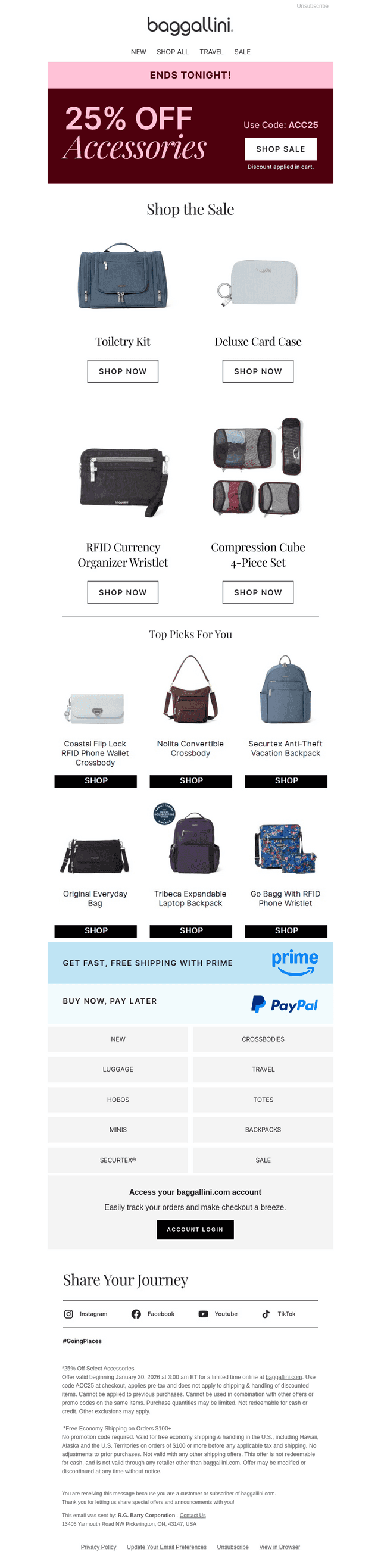 Jet-Set, Road Trip, Repeat — 25% off Ends Tonight