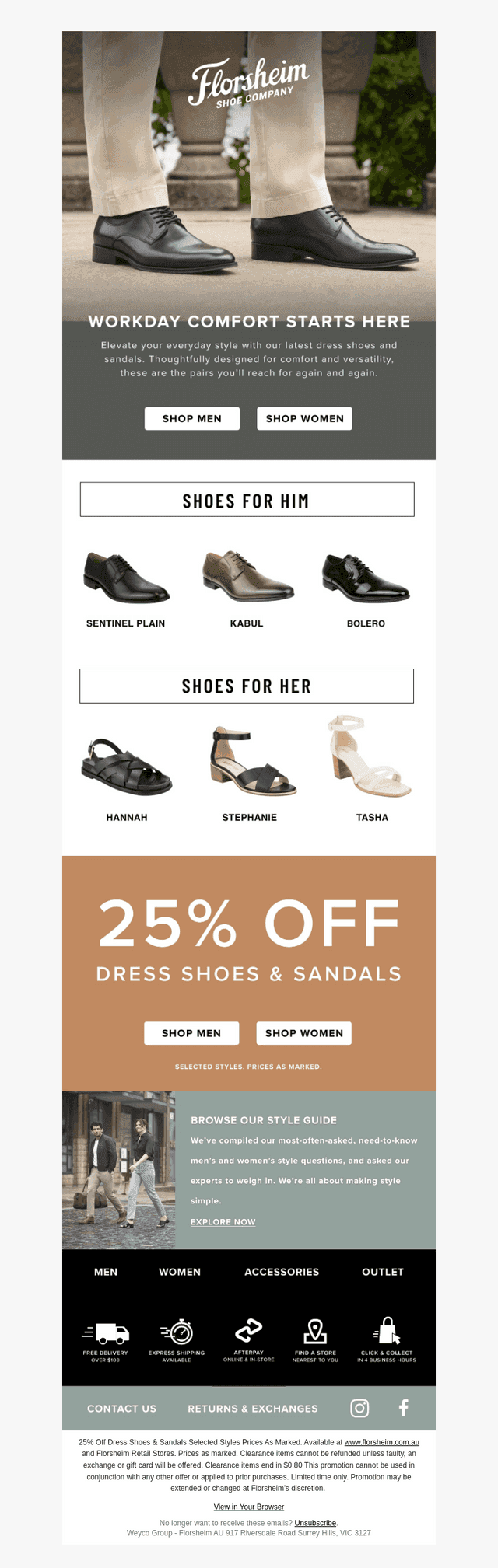 Weekday Comfort | 25% Off