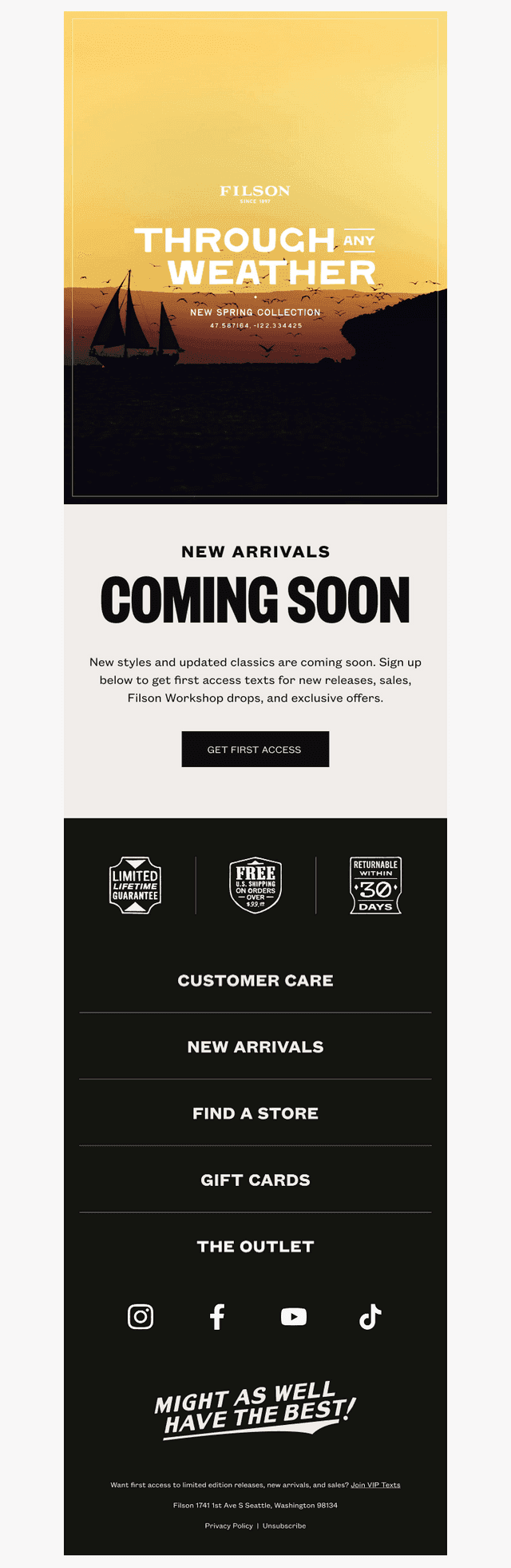 Spring New Arrivals Coming Soon