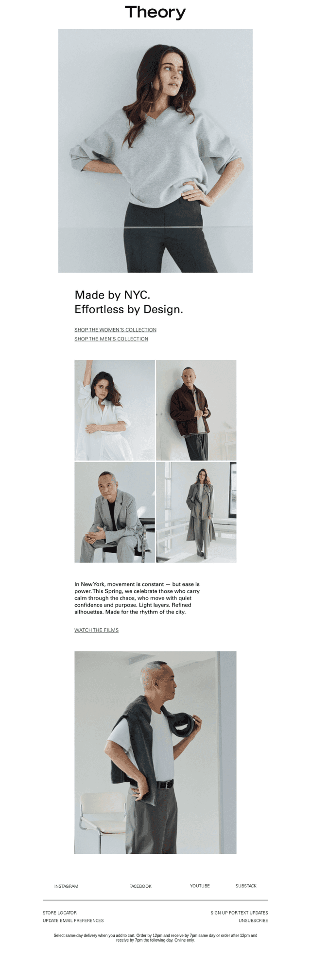 Introducing: Made by NYC. Effortless by Design.