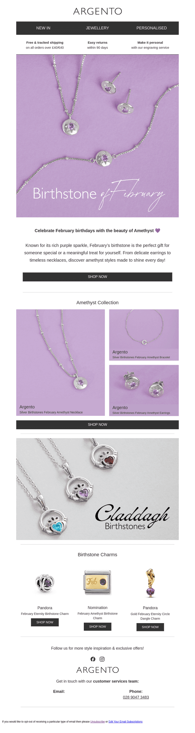 February Birthstones💜