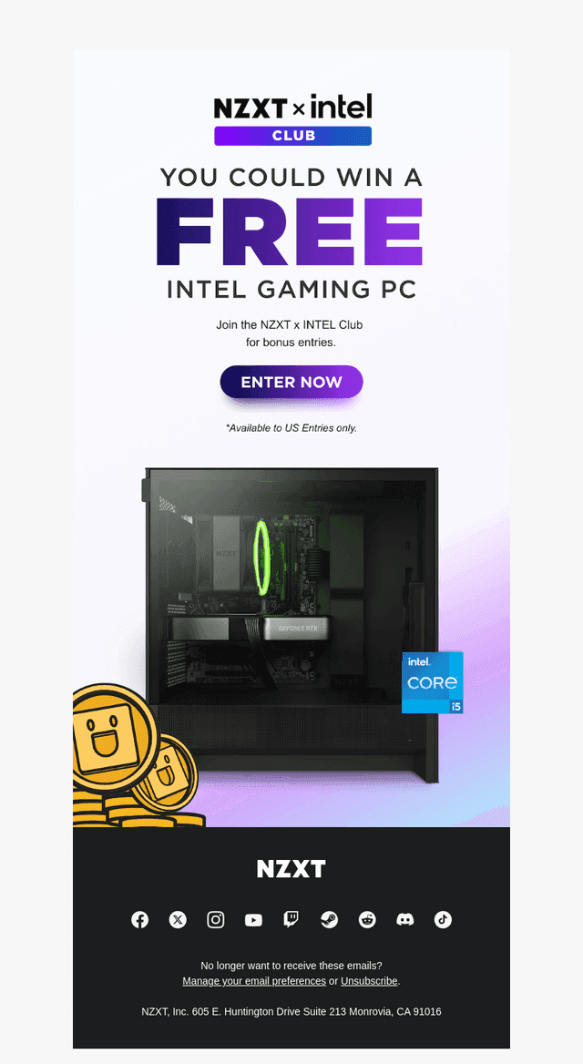 NZXT email from Wed, Feb 4, 2026
