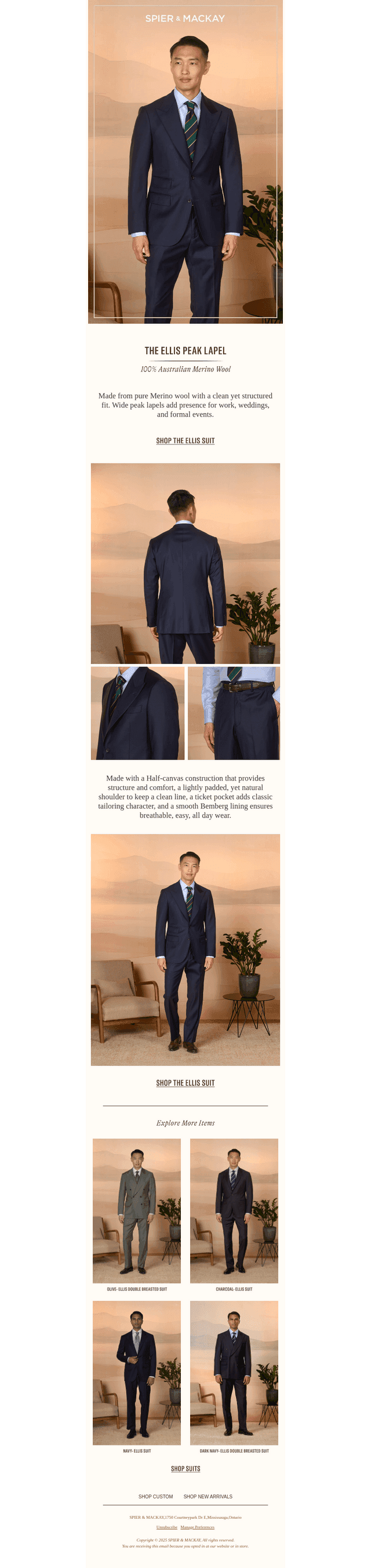 The Ellis Peak Lapel