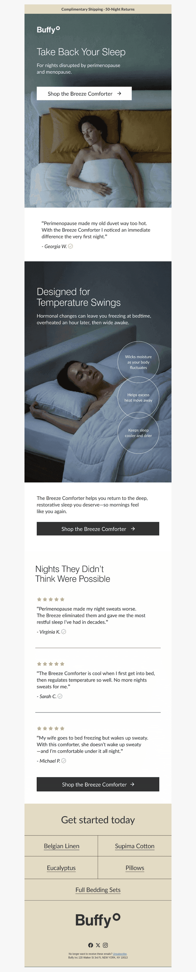 The Breeze Comforter | Designed For Temperature Swings