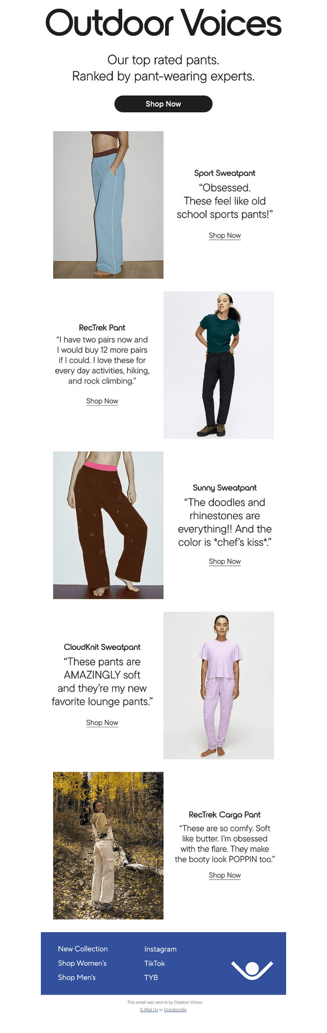 OUR TOP 5 PANTS