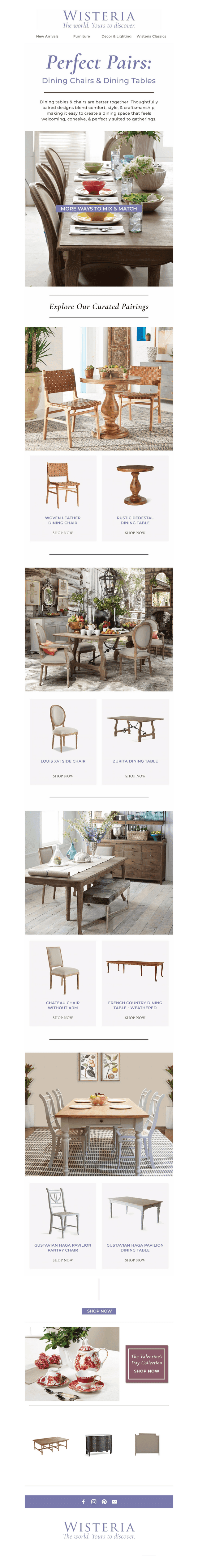 Perfect Pairs: Dining Chairs & Dining Tables