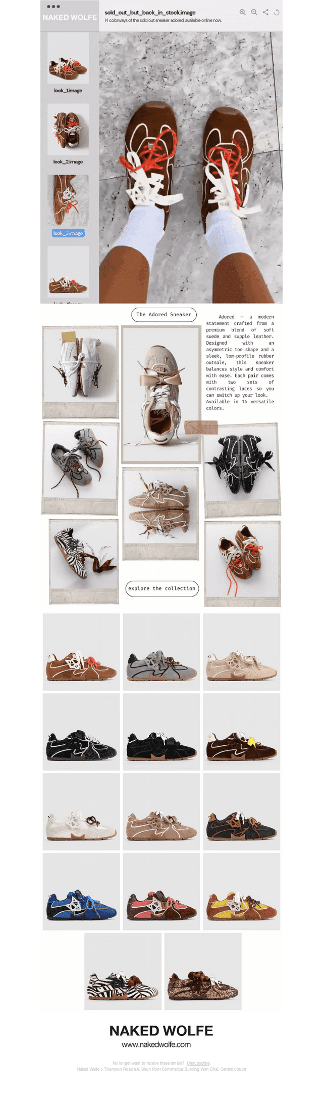 Back in Stock: Adored Sneaker