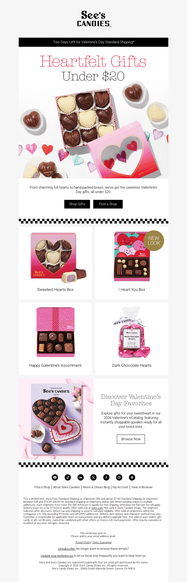 Still Looking? Valentine’s Gifts Under $20
