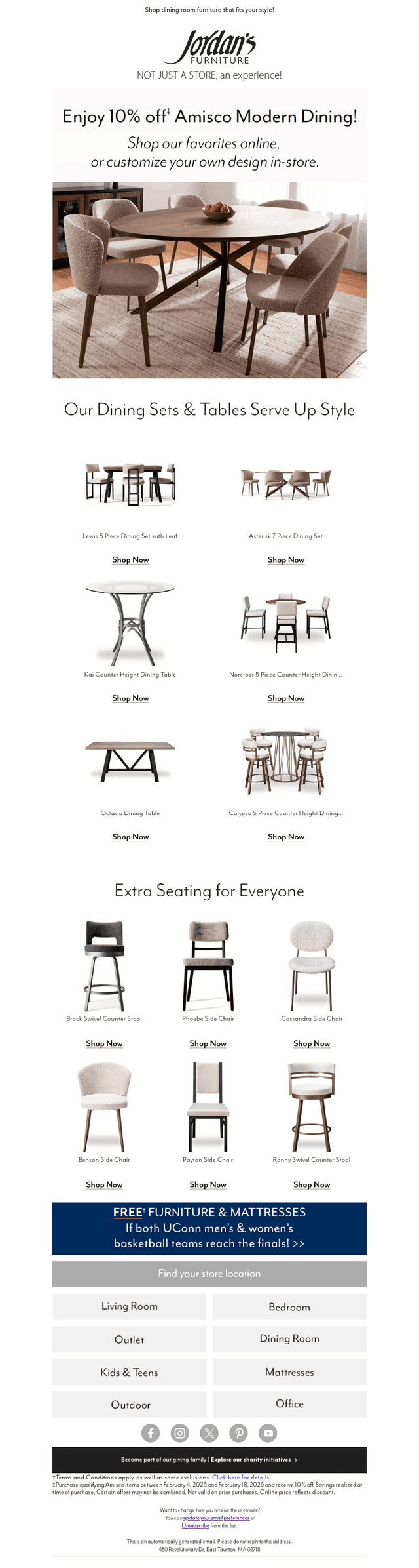 Enjoy 10% off Modern Dining!