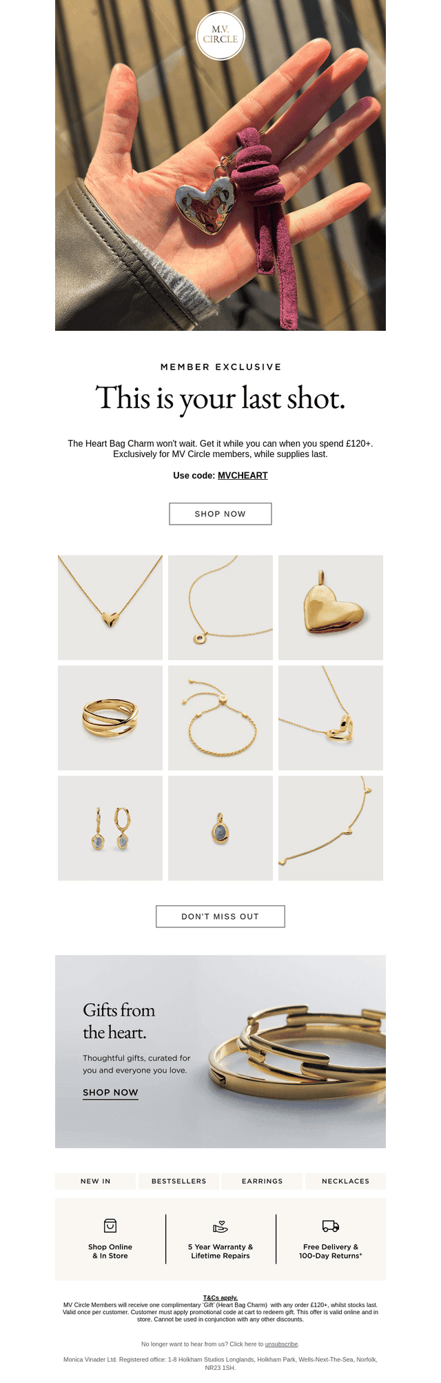Ends Today: Free Heart Bag Charm