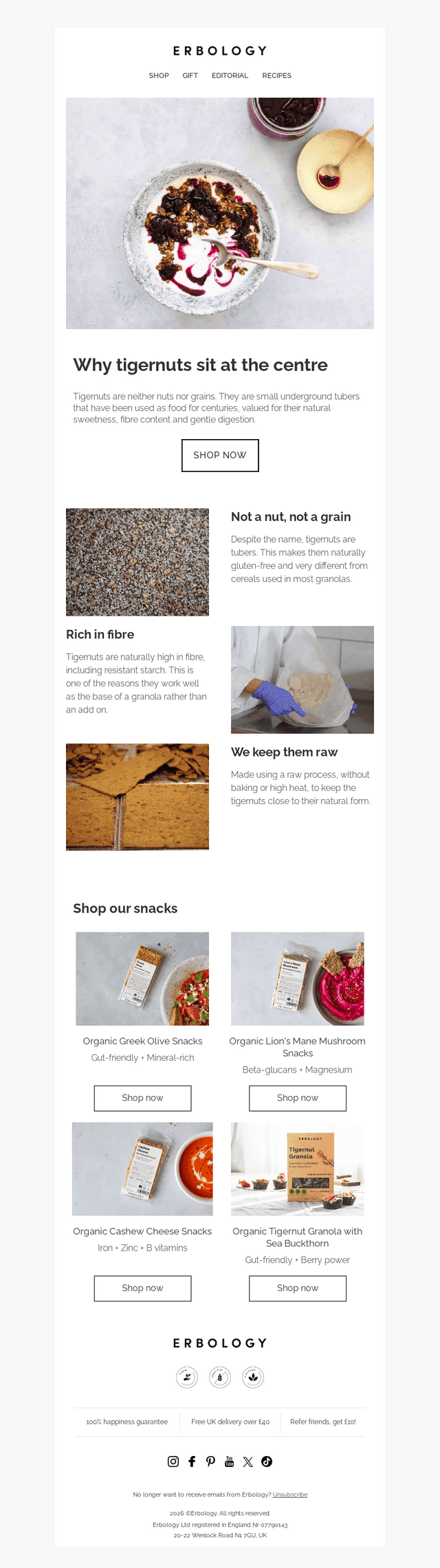What makes tigernuts different 🤎