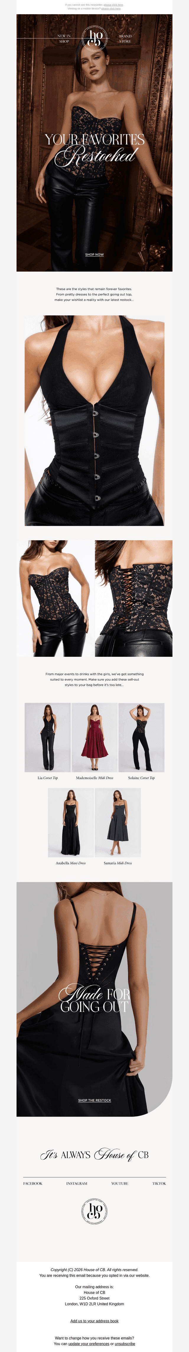 Your most loved looks, back in stock