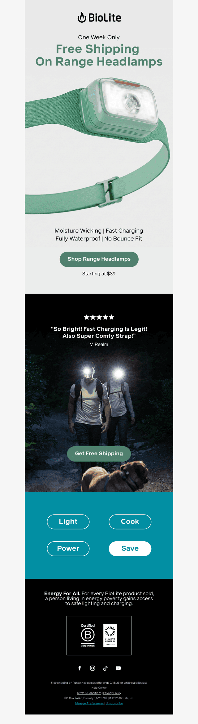 BioLite email from Fri, Feb 6, 2026