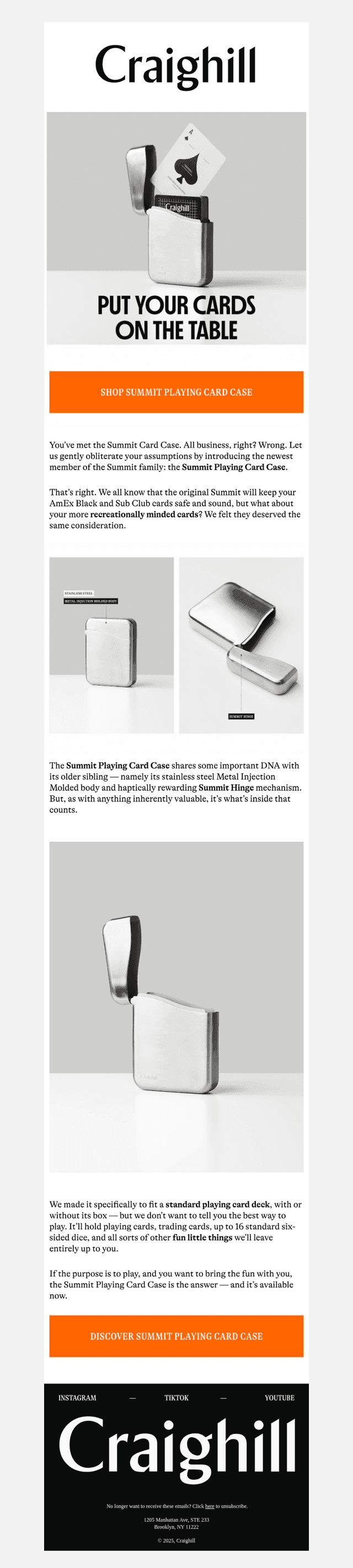 Meet the Summit Playing Card Case