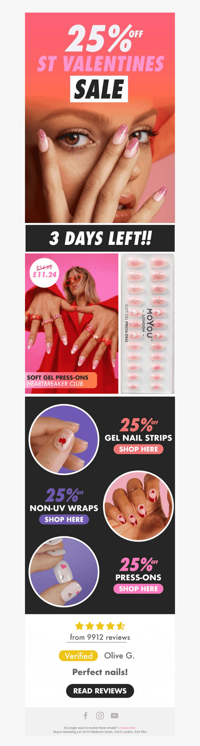 25% OFF 💕 St Valentine's Designs!