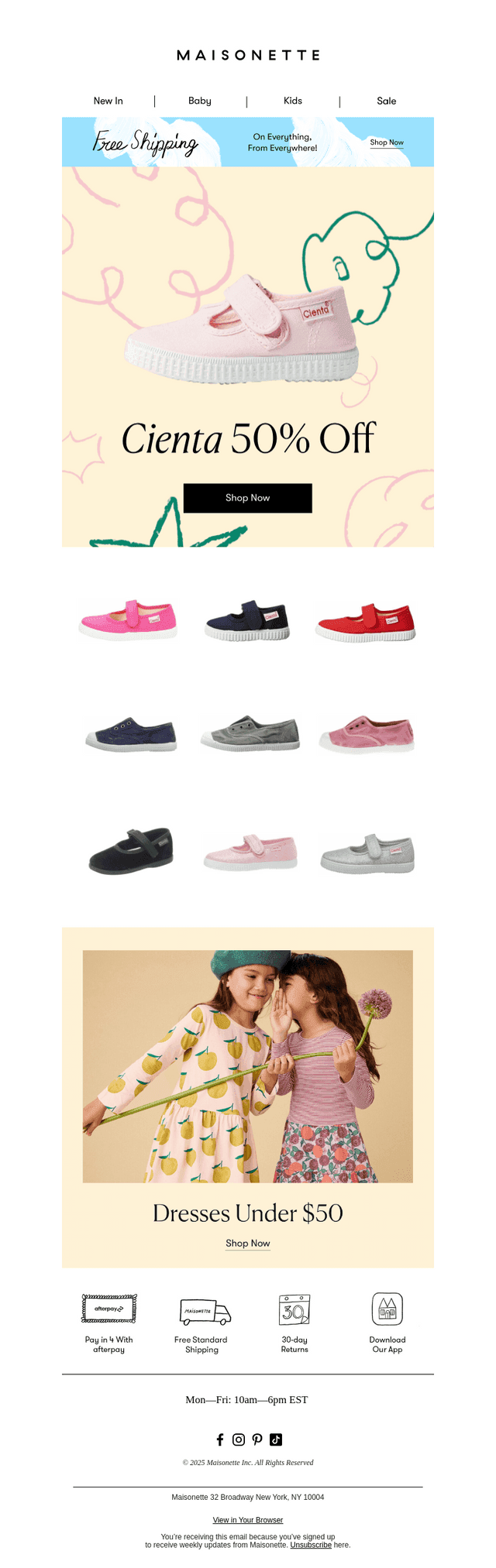 Cienta Shoes 50% Off This Weekend!