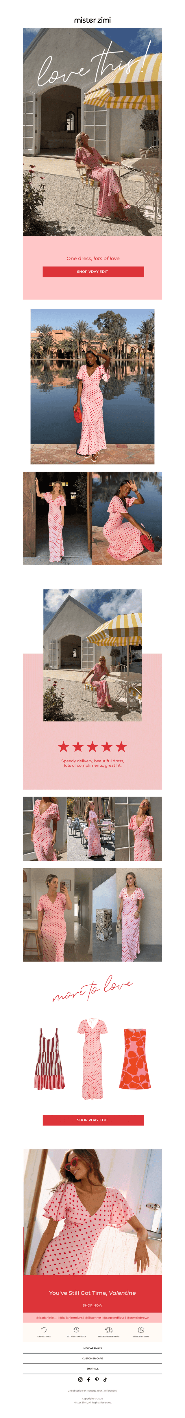 Our Most Loveable Dress