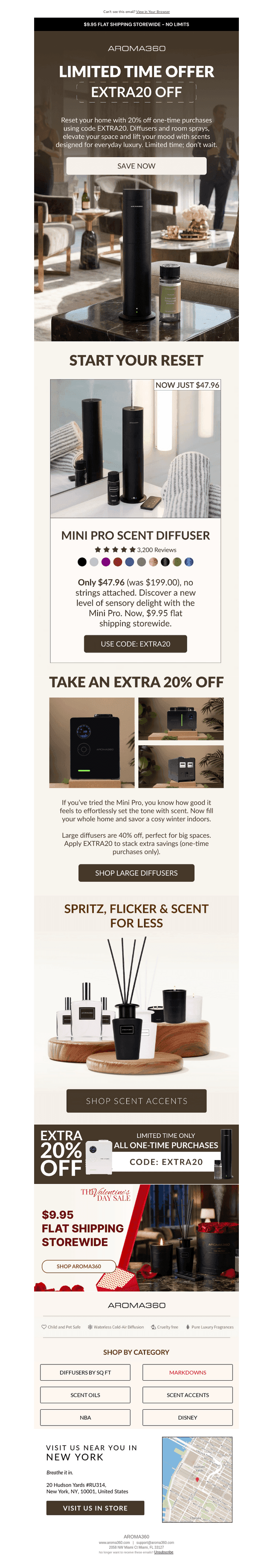 Aroma360 email from Sun, Feb 8, 2026