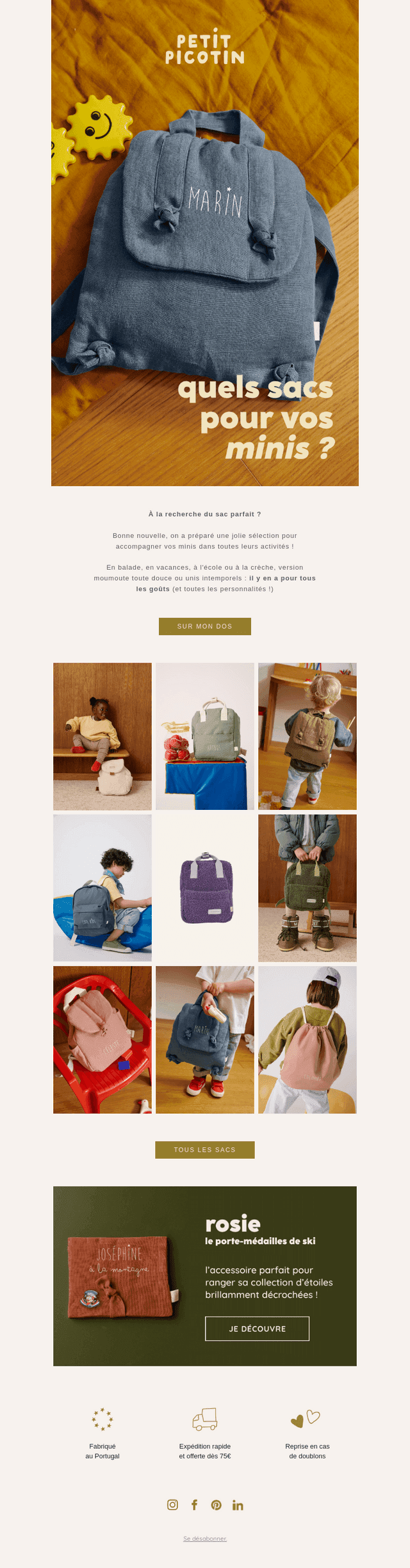 L'affaire est dans le sac 🎒