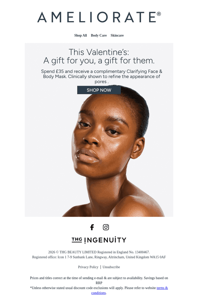 Ameliorate UK email from Mon, Feb 9, 2026