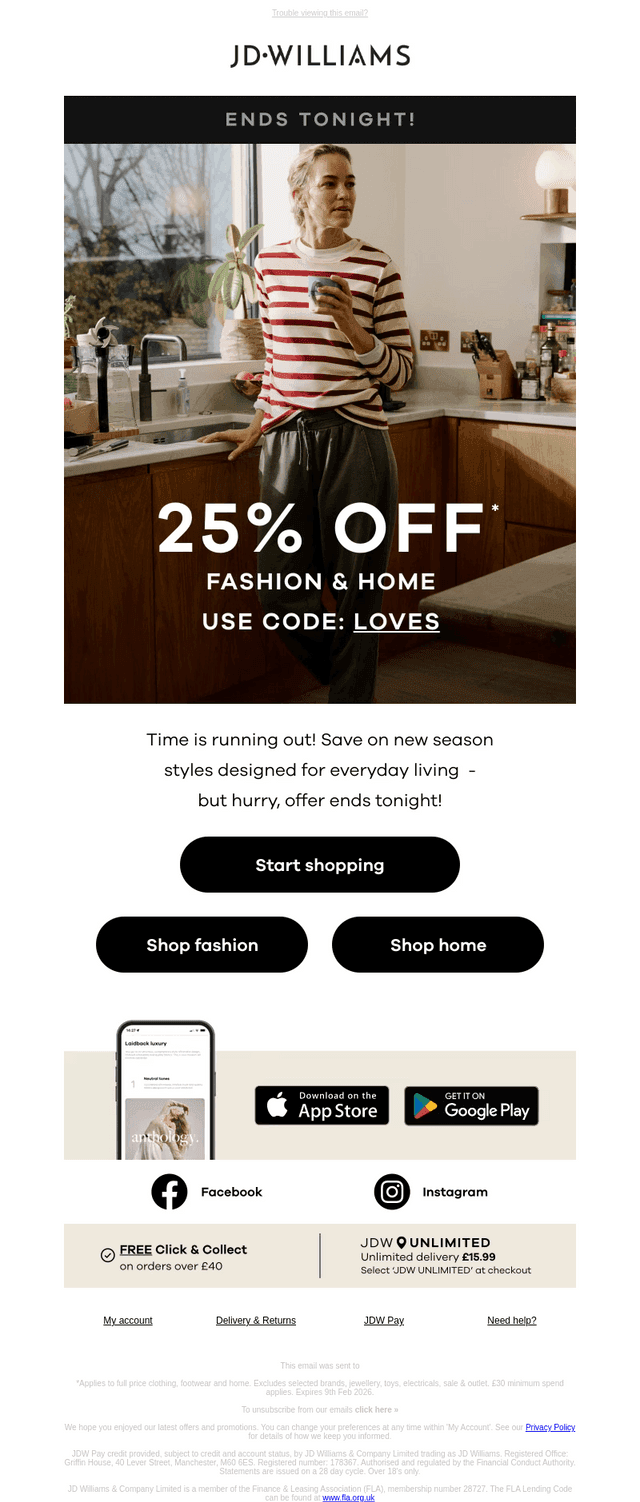 Final call 📞 25% off ends TONIGHT!