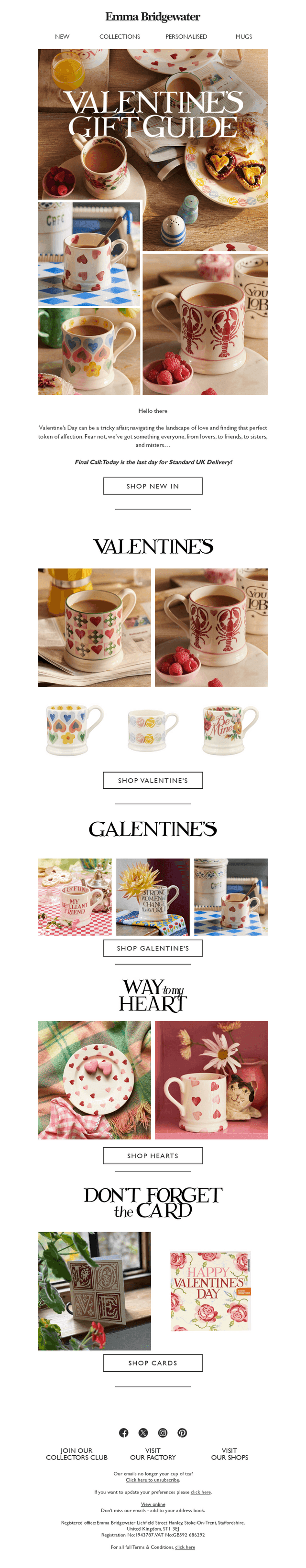 Emma Bridgewater email from Mon, Feb 9, 2026