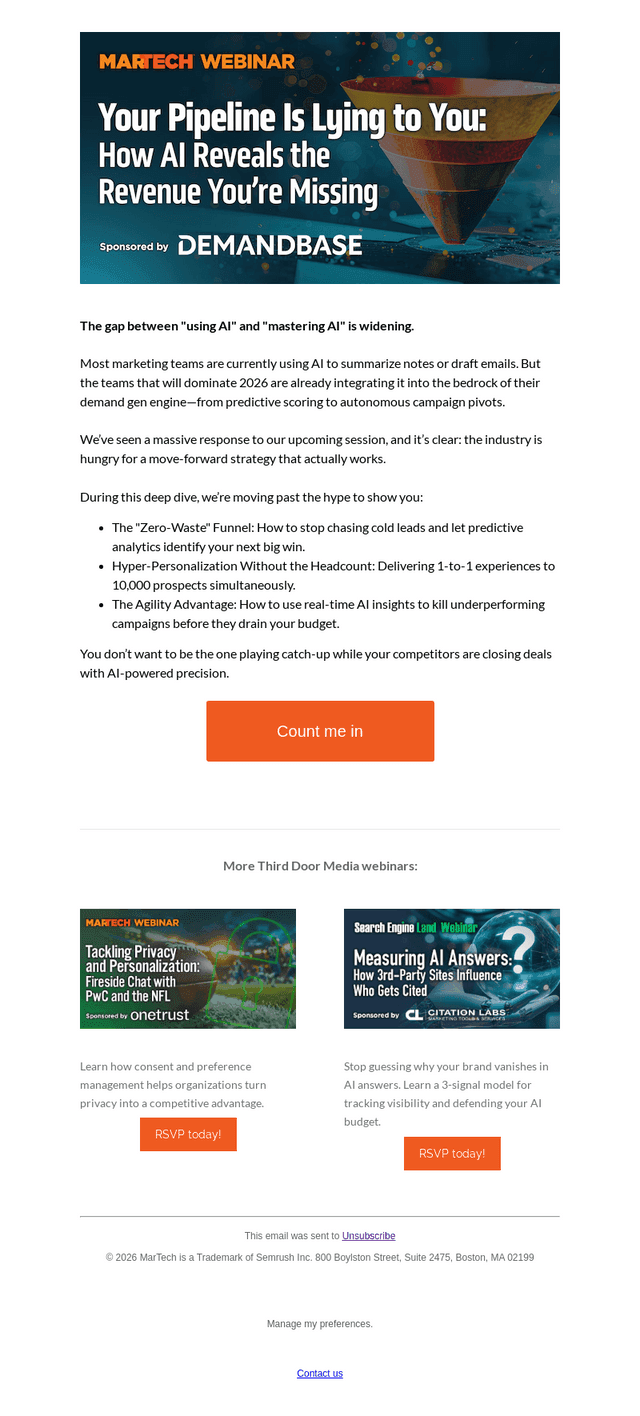 Join the session: Fix your 2026 demand gen gaps