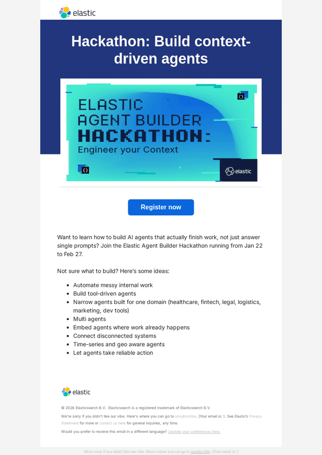 Hackathon: Build context-driven agents