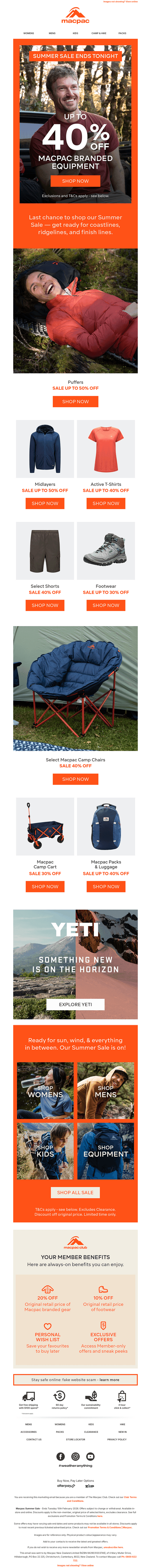 Summer Sale Ends Tonight