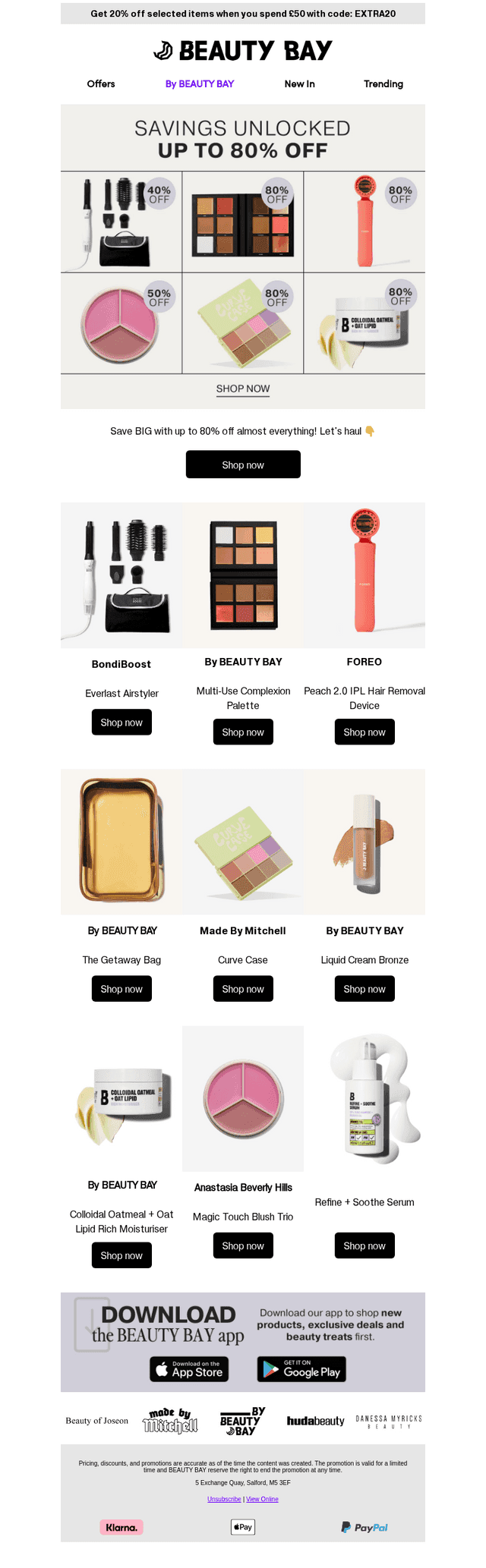 Up to 80% off! 🤩