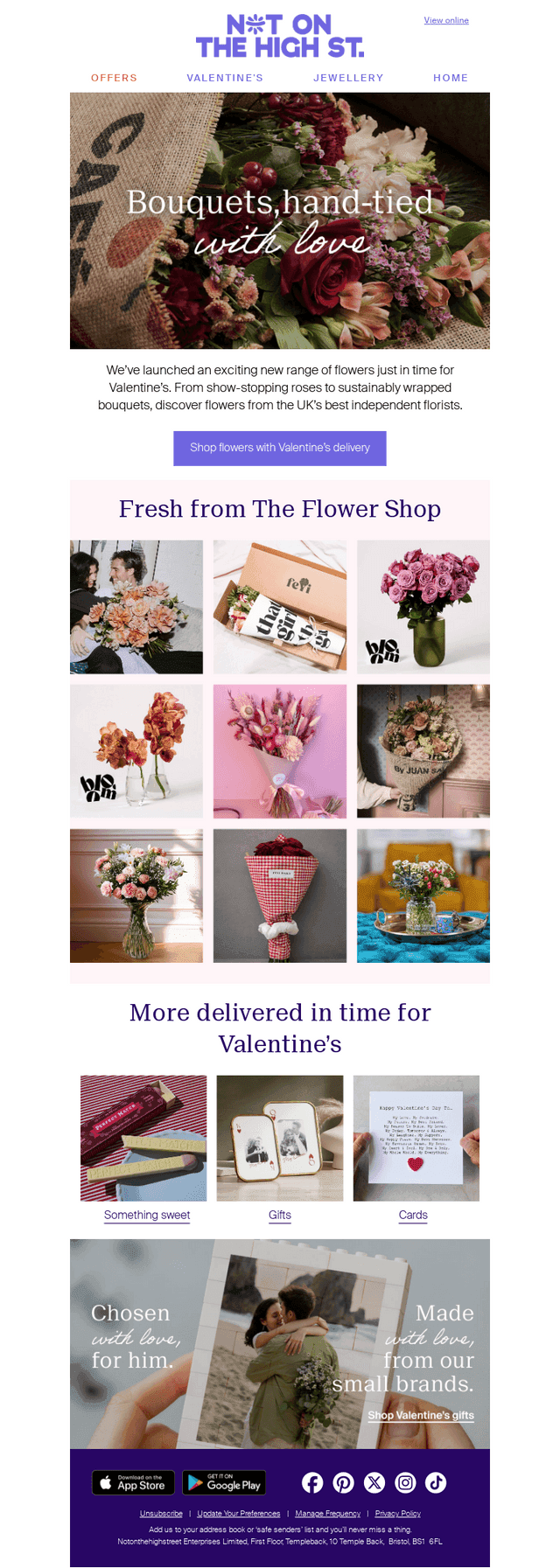 notonthehighstreet email from Tue, Feb 10, 2026