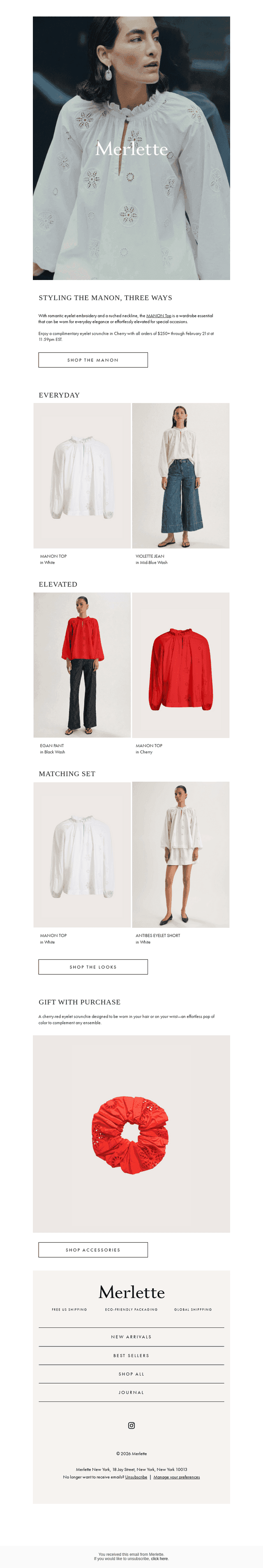 The MANON Top, Styled